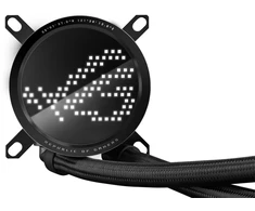 Asus rog ryuo iii 240 argb procesor komplektas do chłodzenia płynami 12 cm juoda
