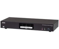 Aten 2 prievadų USB 3.0 8k DP dviejų ekranų KVMP jungiklis