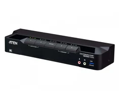Aten Przełącznik kvmp 4-port usb 3.0 8k displayport
