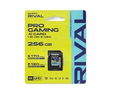 Goodram microsdxc 256gb v30 a2 uhs i u3 rival + adapter