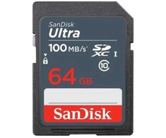 Atminties kortelė Karta sandisk ultra sdxc 64gb 100mb/s