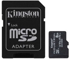 Kingston Karta pamięci microsd 8gb cl10 uhs-i industrial bez adaptera
