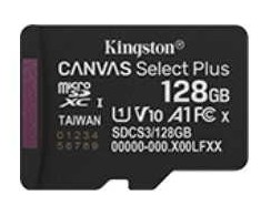 Atminties kortelė Kingston Karta pamięci microsd 128gb canvas select+ g3 150mb/s