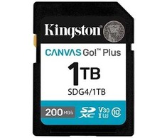 Atminties kortelė Kingston Karta sd 1tb canvas go plus 200/mb/s c10 u3 v30