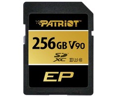 Atminties kortelė Patriot sdxc 256gb ep v90 300/260 mb/s uhs-ii u3 class10