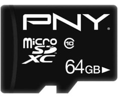 Atminties kortelė PNY Karta microsdhc 64gb p-sdu64g10ppl-ge