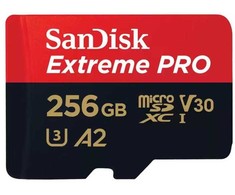 Atminties kortelė Sandisk extreme pro microsdxc 256gb 200/140 mb/s a2