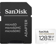 Sandisk High endurance microsdxc 128gb v30 su adapterem (rejestratory i monitoring)
