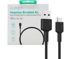 USB Laidas - AUKEY CB-CD30 0.9m USB A į USB C Greito Įkrovimo Juodas