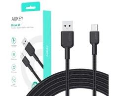 AUKEY CB-NAC1 USB cable 1 m USB A USB C Juodas