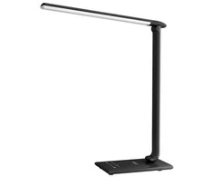 Aukey LT-T10 juoda LED stalinė lempa su prisilietimu | 12W | 3000-6500K | 7 pritemdymo lygiai | 5 apšvietimo režimai