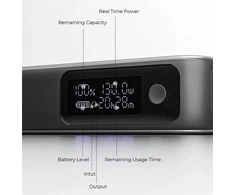 Aukey Pb-y48 nešiojamas įkroviklis 20000 mAh 130 W 4xUSB LED PPS kabelis USB-C