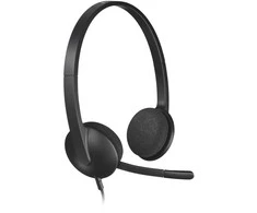 Ausinės logitech ausinės h340 usb
