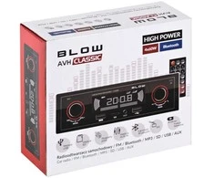 Automagnetola Automobilinis radijas Blow Classic 78-287# (Bluetooth, USB + AUX + SD kortelės)