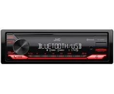 Automagnetola Automobilinė stereo sistema JVC KDX-282BT, raudona