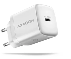 Axagon Acu-pd30w Įkroviklis jungiama į tinklą pd 30w, 1x port usb-c, pd3.0/qc3.0/afc/fcp/apple balta