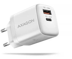 Axagon Acu-pq20w Įkroviklis jungiama į tinklą 20w qc3.0/afc/fcp + pd type-c balta