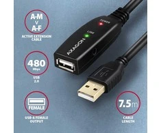 AXAGON | Aktyvus prailginimo kabelis, 7,5 m | ADR-207 | USB A tipo į USB A tipo