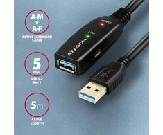 Axagon Adr-305 USB 3.0 a-m -> a-f aktyvus prailgintuvas/stiprintuvo kabelis, 5 m