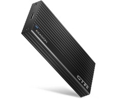 Kietasis diskas Axagon eem2-gtr aliuminio išorinis dėklas, usb-c 3.2 gen 2 m.2 nvme ssd