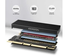 Axagon Pcem2-xs vidinis adapteris pcie x16, m.2 nvme, aušintuvas
