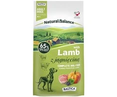BALTICA Natural & Balance Ėriena M/L – sausas pašaras šunims – 3kg