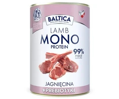 BALTICA Nutraceutic Monoprotein ėriena with prebiotics – drėgnas ėdalas šunims – 400g