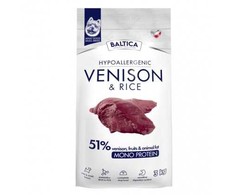 BALTICA Nutraceutic Hypoallergenic Small breeds Venison with ryžiai – sausas Maistas šunims – 3kg