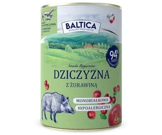 BALTICA Smaki regionów Venison with cranberries – drėgnas ėdalas šunims – 400g