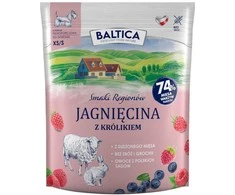 Šunų maistas - BALTICA Smaki regionów Small breeds ėriena with triušiena 1kg