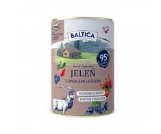 Baltic Agro BALTICA Smaki regionów Deer with forest fruits – drėgnas ėdalas šunims – 400g