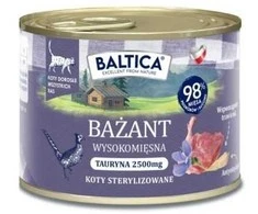 BALTICA Smaki regionów fazanas – šlapias kačių maistas – 185g