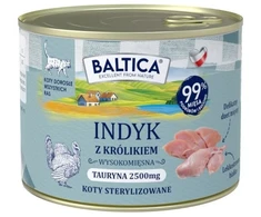 BALTICA SMAKI REGIONÓW Suaugusiam katinui Kalakutiena su triušiena 185g