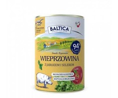BALTICA Smaki regionów Pork with apple – drėgnas ėdalas šunims – 400g