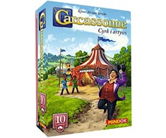 Bard Centrum Gier Stalo žaidimo Carcassonne papildymas cirkas ir artistai 3 leidimas