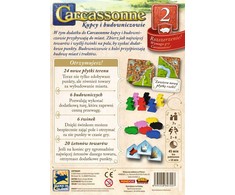Bard Centrum Gier Stalo žaidimo Carcassonne priedas pirkėjai ir statytojai 3 leidimas