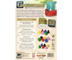 Bard Centrum Gier Stalo žaidimas Carcassonne 5 kurjeriai ir burmistrai 3 leidimas