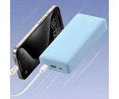 Baseus powerbank airpow 20000mah 20w (mėlyna)