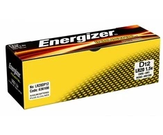 Energizer Bateria industrial alkaliczna d lr20 12 vnt. bulk