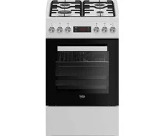 Beko FSE52323DWD viryklė Laisvai pastatoma viryklė Elektrinė dujinė Baltas