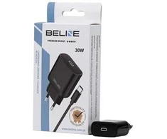 Beline Įkroviklis jungiama į tinklą 30w gan usb-c + kabelis usb-c, juoda