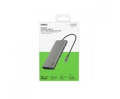 Belkin INC015BTSGY-CZ nešiojamojo kompiuterio dokas / prievadų replikatorius Laidinis USB 3.2 Gen 1 (3.1 Gen 1) Type-C Aliuminio