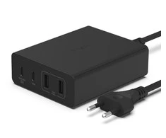 Nešiojamo kompiuterio pakrovėjas - Belkin WCH010vfBK 108W Dual USB-C Greito Įkrovimo 2m Laidas Juodas