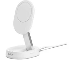 „Belkin BoostCharge Pro MagsSafe“, Qi2, balta