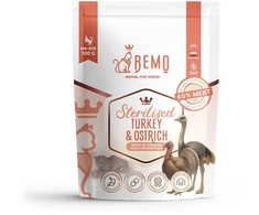 BEMO Cat Sterilised kalakutiena &amp; Ostrich - dry cat food - 500g