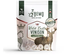 BEMO Cat Wild Taste Venison - sausa kačių ėdalo rūšis - 2,5kg