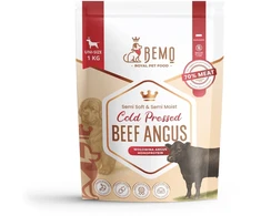 BEMO Cold Pressed jautiena Angus Mono - sausu šunų ėdalu - 1kg