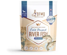 BEMO Cold Pressed Mono upės žuvis - sausa šunų maista - 1kg