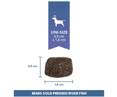 BEMO Cold Pressed Mono upės žuvis - sausa šunų maista - 1kg