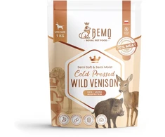 BEMO Cold Pressed Wild Venison - sausi šunų ėdalai - 1kg